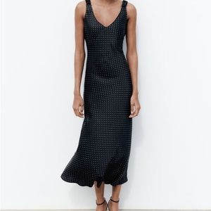 Zara polka dot dress